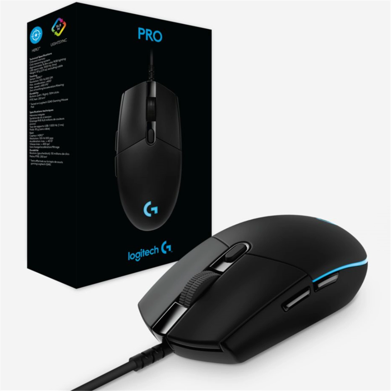 Logitech Pro RGB Wired Gaming Mouse
